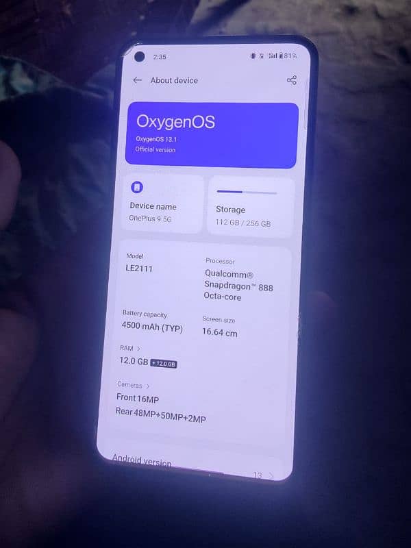 OnePlus 9 5G 12=256 all ok 2