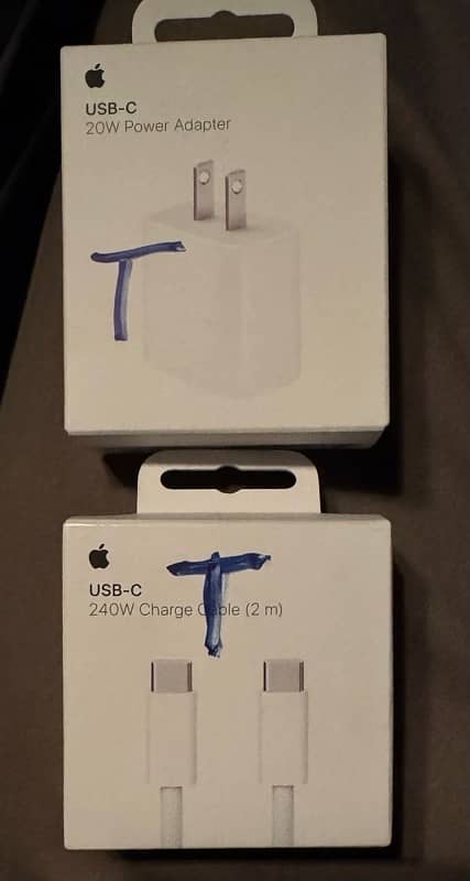 apple charger and c type cable brought from usa 1