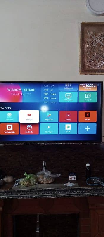 Android smart LED TV, original China made, sealed body, double USB. 0