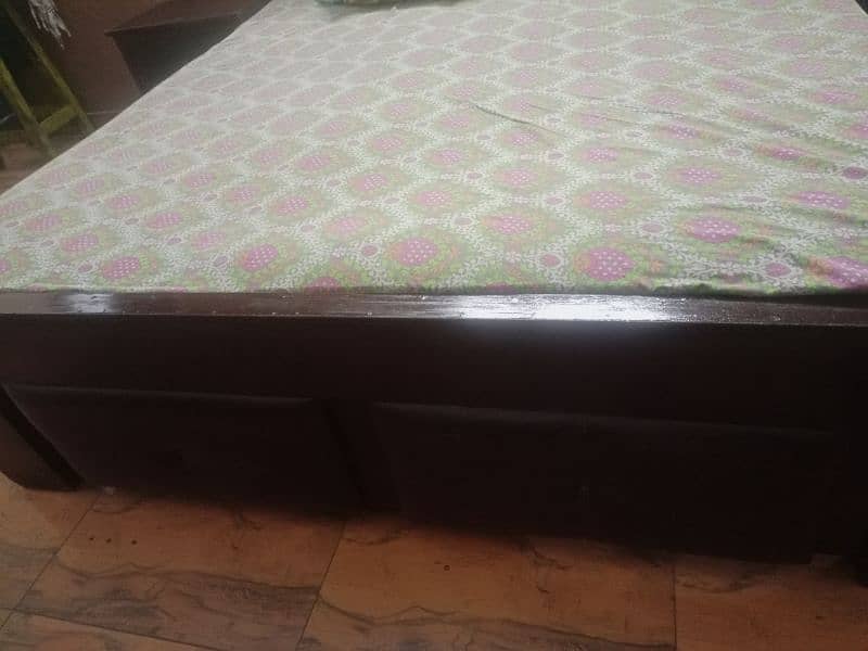 Bed set full with mattress and dressing side tables 4