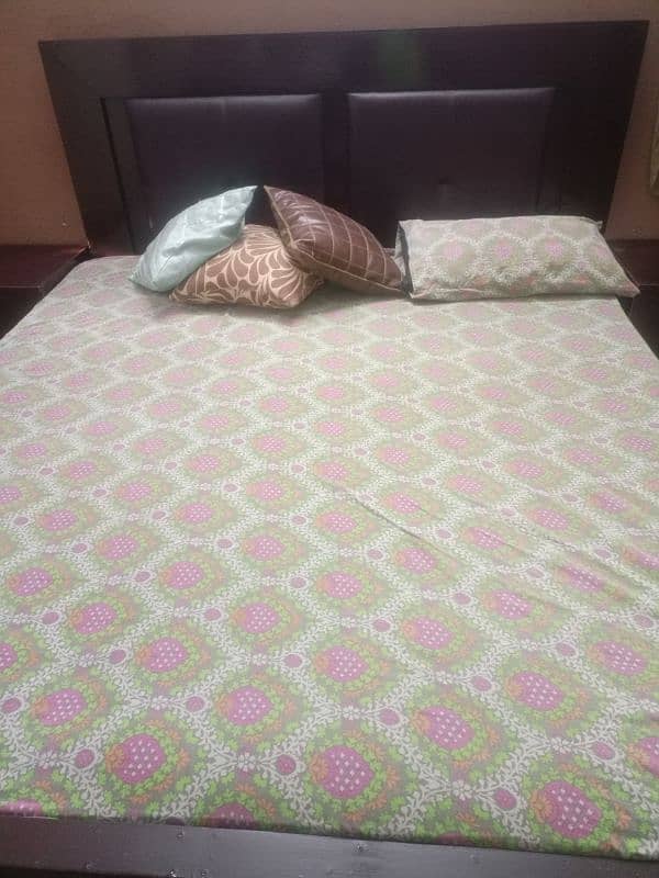 Bed set full with mattress and dressing side tables 5