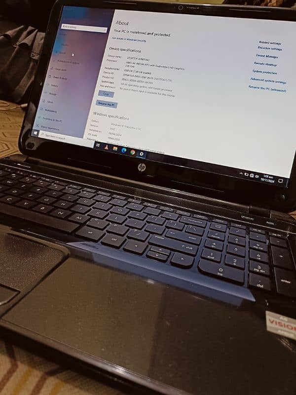 HP laptop 6