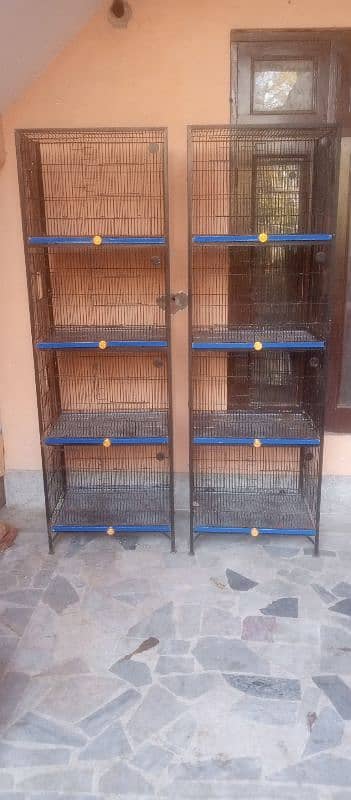 2 Spot welding 4 portion heavy iron cages 1