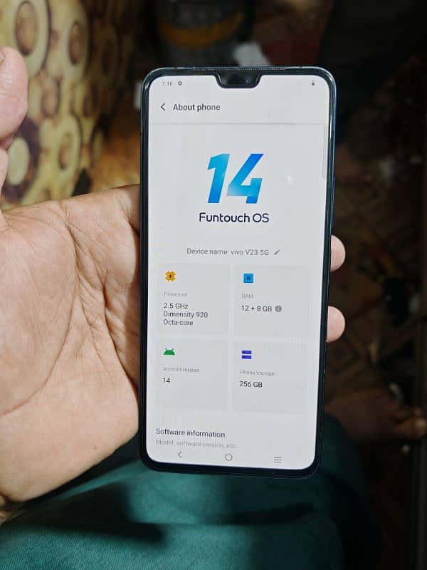 Vivo V23 5g 12/256 exchange possible 1