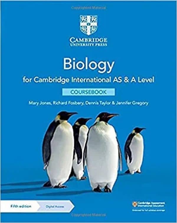 Cambridge International AS & A Level Biology Coursebook 5th Edition 0