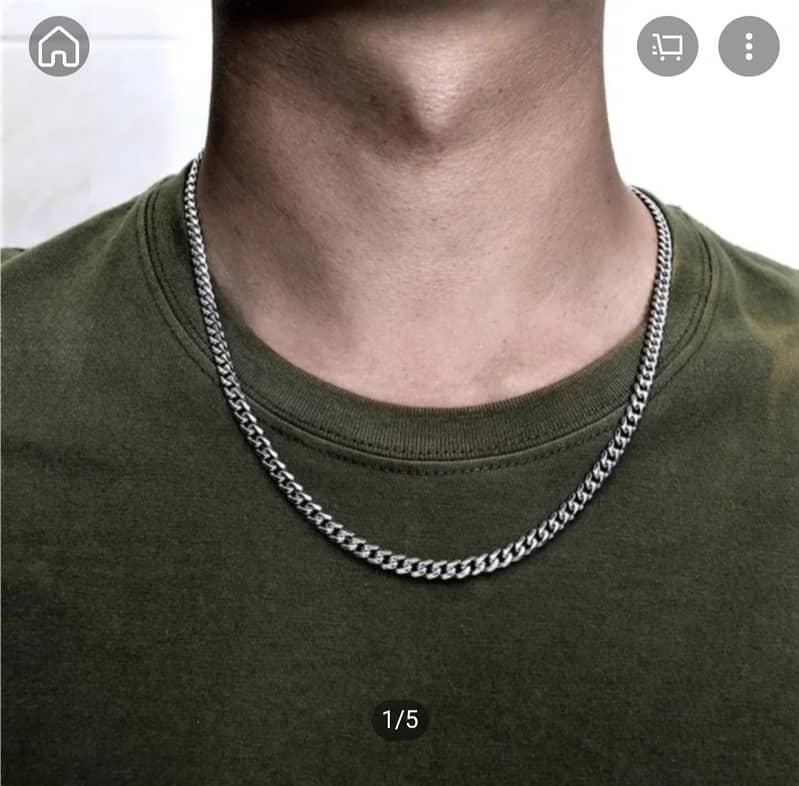 Italian men chain | Italian silver chain | chain | 3