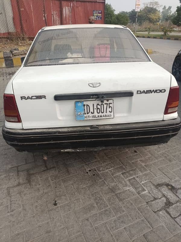 Daewoo Racer 1993 white colour for sale 3