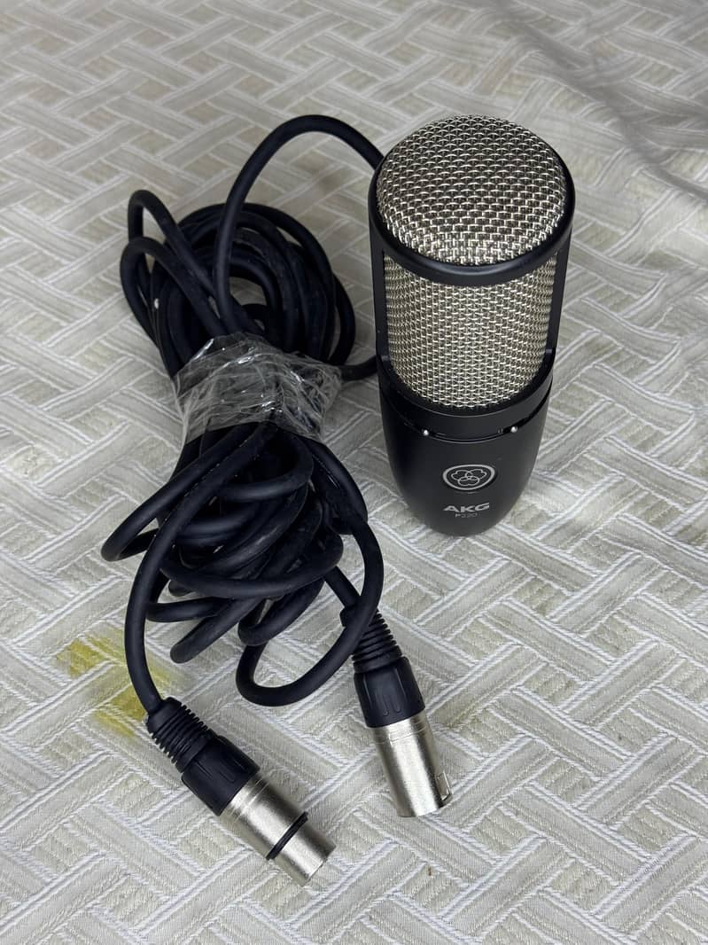 AKG Mic P220 Studio condenser microphone,  Studio Vocal mic , akg mic 1