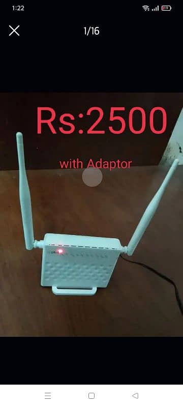 Ptcl Wifi Routers with Adaptors 0300-9426428 0