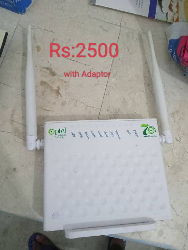 Ptcl Wifi Routers with Adaptors 0300-9426428 1