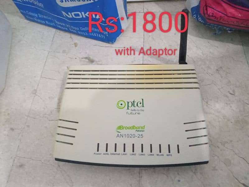 Ptcl Wifi Routers with Adaptors 0300-9426428 2