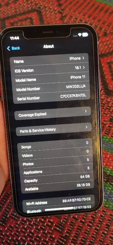 iphone 11 jv . sim working he 64 gb all ok read description. . 8