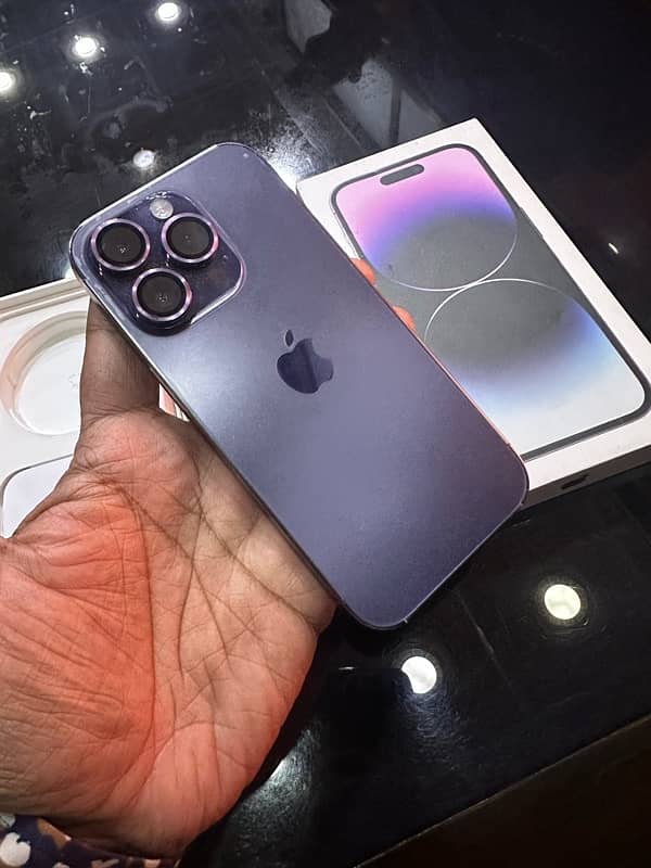 iPhone 14 Pro 256 GB HK Dual Sim PTA Approved Deep purple 2