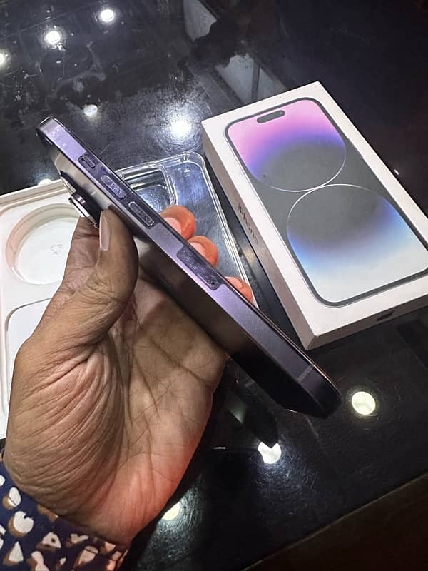 iPhone 14 Pro 256 GB HK Dual Sim PTA Approved Deep purple 5