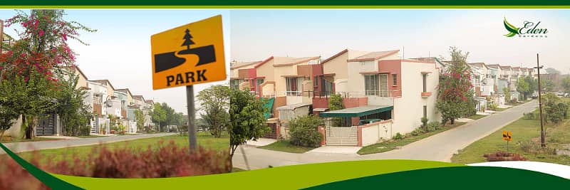 Near To Park 3.5 Marla Plot For Sale In Eden Gardens Lahore 1