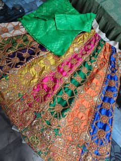 Bridal Mehndi Lehnga Choli