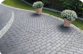 Tuff Tiles / Paver / Tiles / Blocks / Kerb Blocks / Precast / 60mm