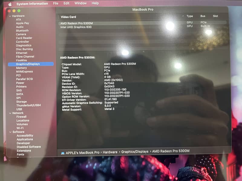 Macbook Pro 2019 i7 5