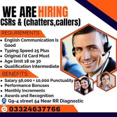 Job for male and female | CSR HIRING | Call Center Job In Islamabad