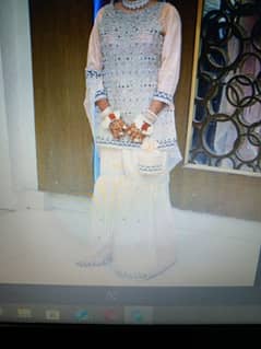 Bridal wedding sharara dress