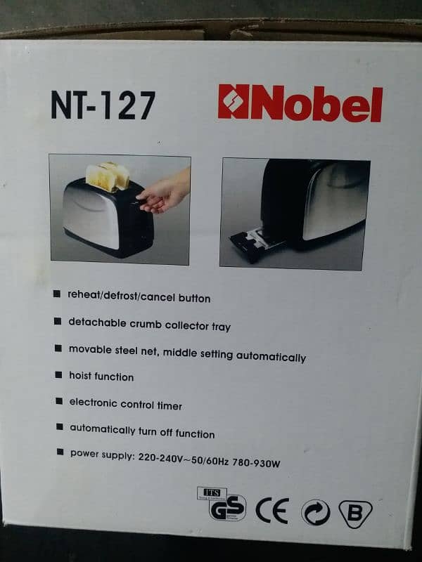 Nobal  toaster Brand new 1