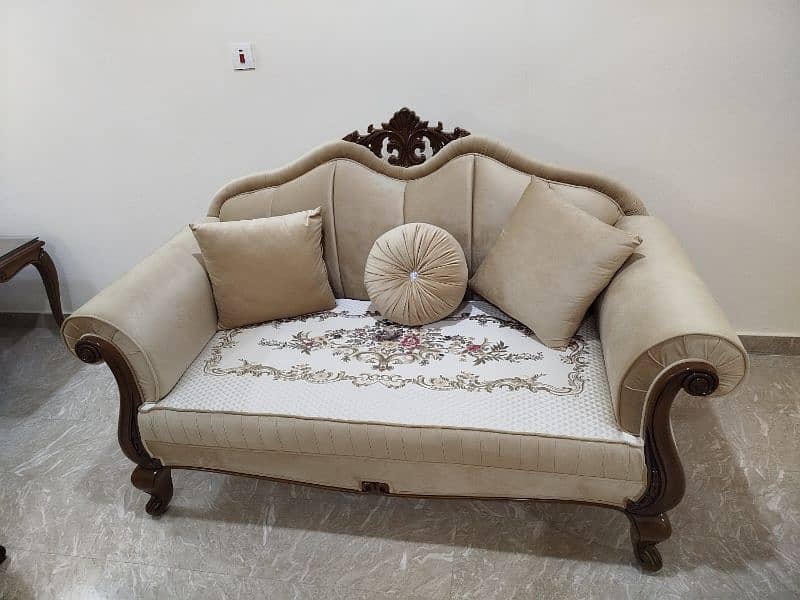 Brand New Luxury Sofa Set along with 3 tables/Sofa chairs/3 tables 4