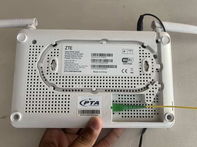 Flash fiber modem 1