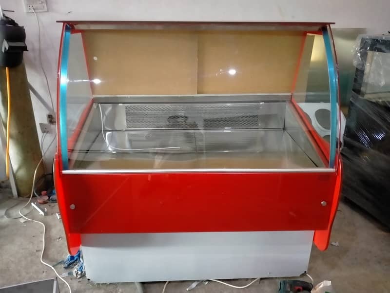 Latest Meat Chiller Display Meat Display Chiller Horizontal Counter 11