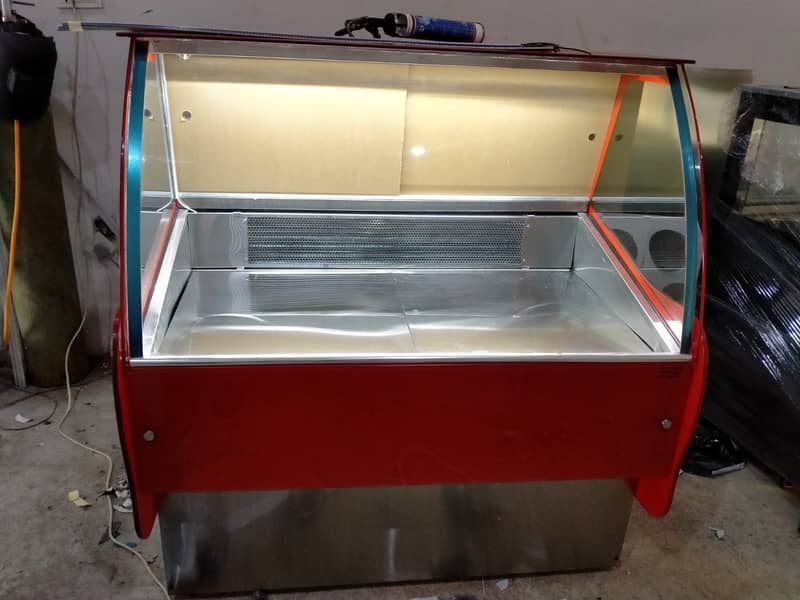 Latest Meat Chiller Display Meat Display Chiller Horizontal Counter 14