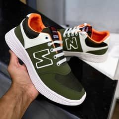 men,s casual green shoes