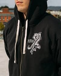 NEW TRENDY WINTER COLLECTION JAGUAR PRINTED BLACK ZIPPER HODDIE FOR M 4