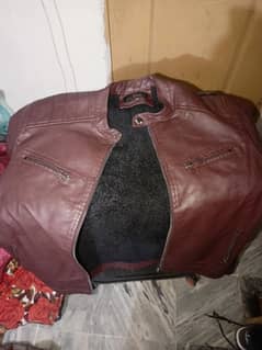 leather jacket Dark Brown