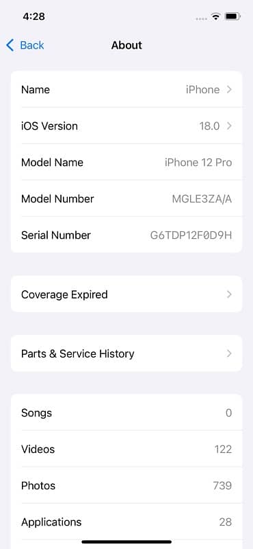 iphone 12 pro 256gb FU 1