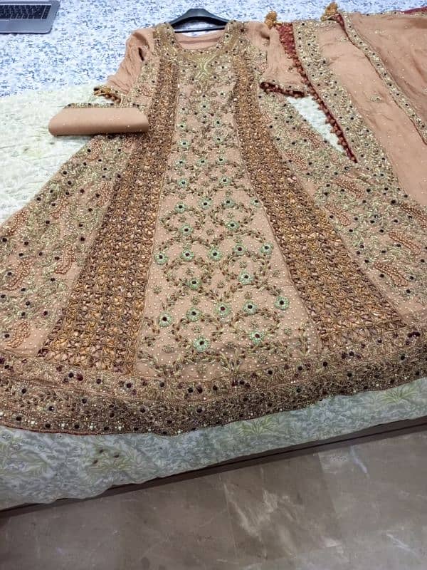 Bridal walima Maxi designer dress 7