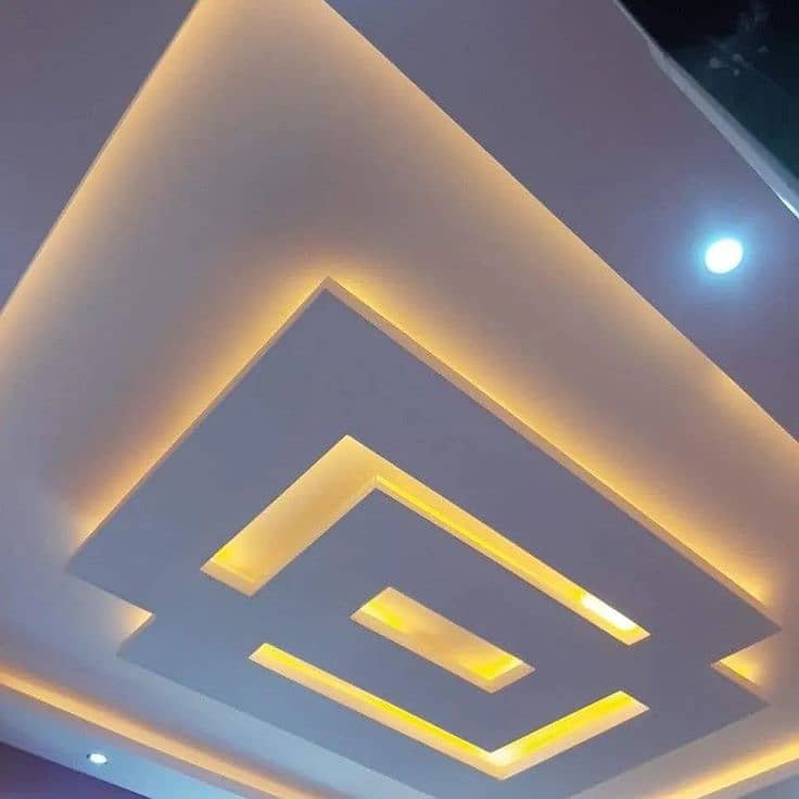 pop ceiling/cemet board /Partition gypsum board & ceiling 13