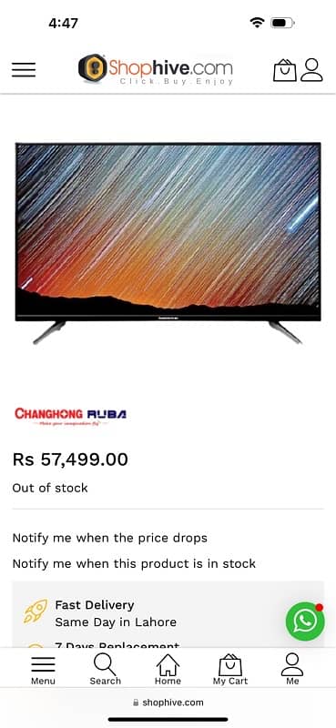 Changhong Ruba 42ich Led Tv Lcd 0