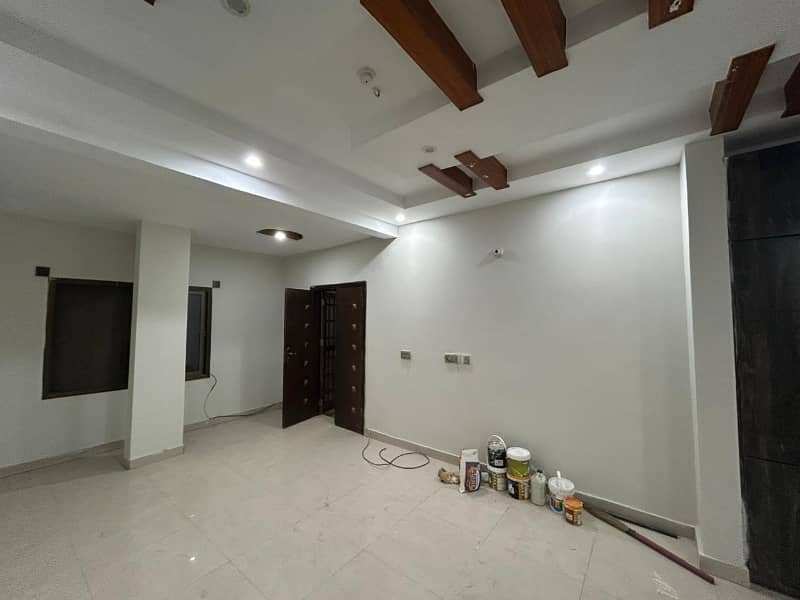 brand new three bed dd portion for rent in johar 8