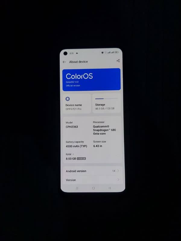 Oppo F21 Pro 1
