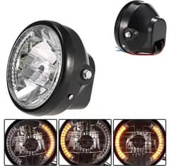 6.75" round headlight for bike