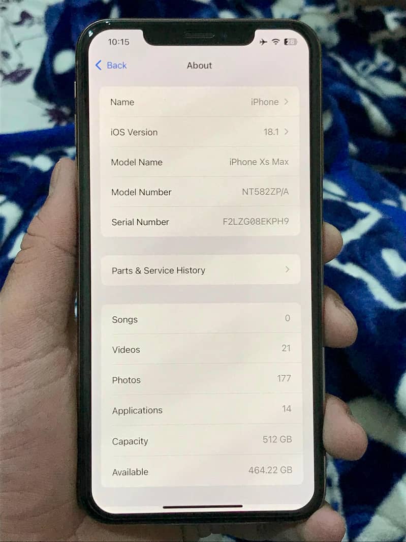 iPhone Xs Max. 512gb  Fu 4