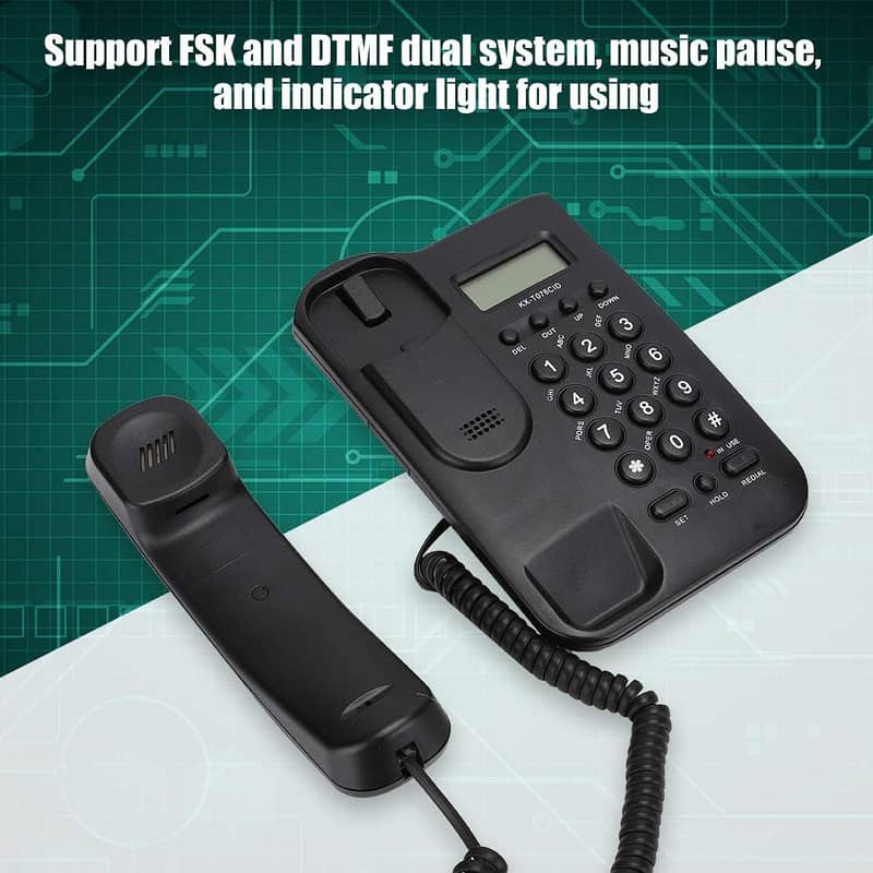 Babalt F001 Caller ID Corded Phone more house hold items 0