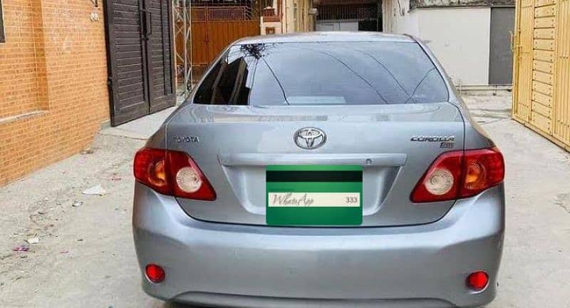 Toyota Corolla GLI 2009 body total original paint100%(Lahore register) 9