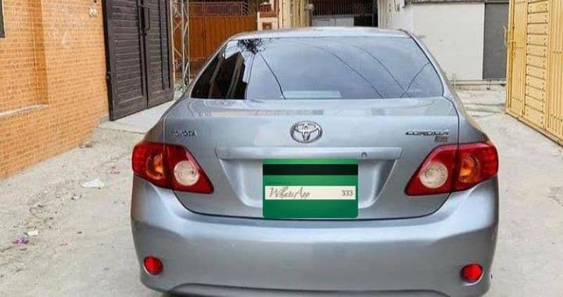 Toyota Corolla GLI 2009 body total original paint100%(Lahore register) 3