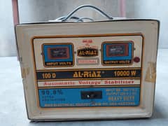 STABLIZER 10,000 WATTS AL-RIAZ walon ka