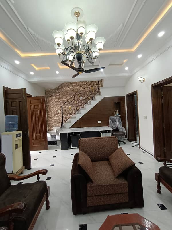 5 Marla Fully Furnished Brand New Spanish Very Very Beautiful Luxury House For Rent In Johar Town Phase-2 Very Super Hot Ideal Location Very Near To Emporium Mall or Lahore Expo Center 3