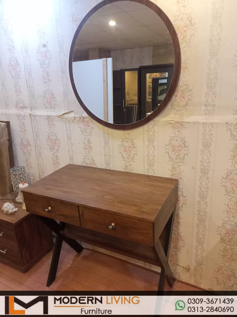 Dressing Table Round Mirror And Full Mirror Best Quality 8