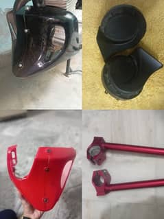 2 piece clip on handle engine guard