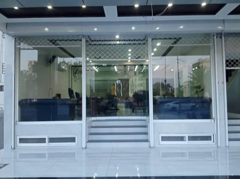 5 marla ground floor availble for rent on main boleved 0