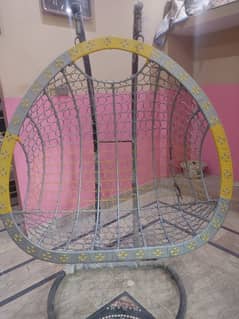 Egg Shape Jhula Swing Jhula No Cushions (For 2 Persons)