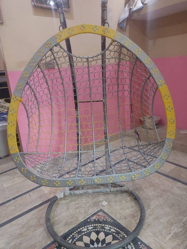 Egg Shape Jhula Swing Jhula No Cushions (For 2 Persons) 1